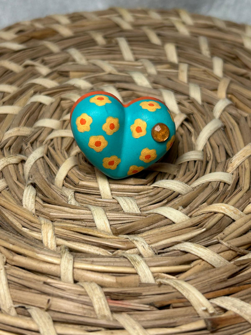 Anillo Corazón azul