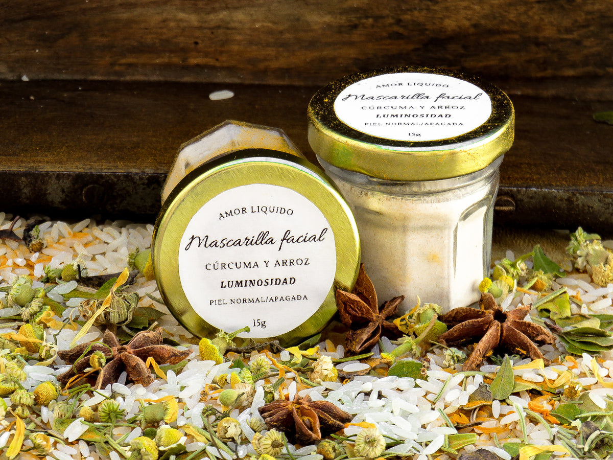 Mascarilla Cúrcuma y Arroz