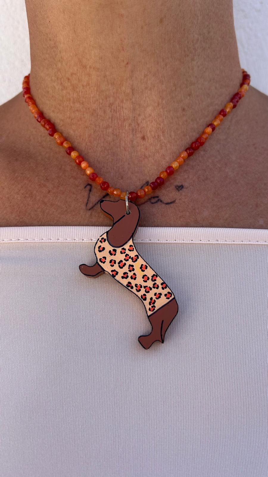 Collar Greta Leopardo