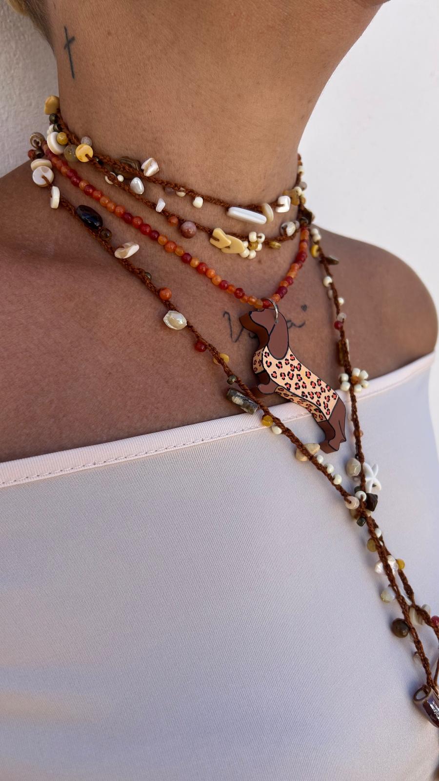 Collar Greta Leopardo