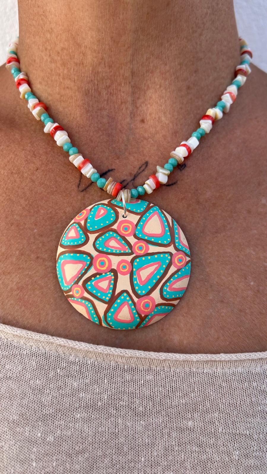 Collar medallón