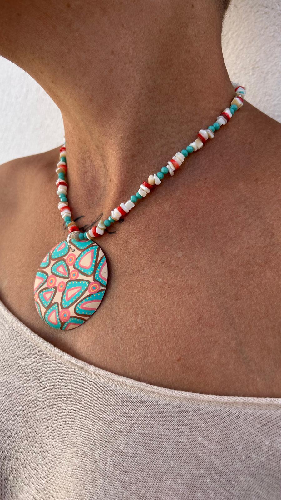Collar medallón