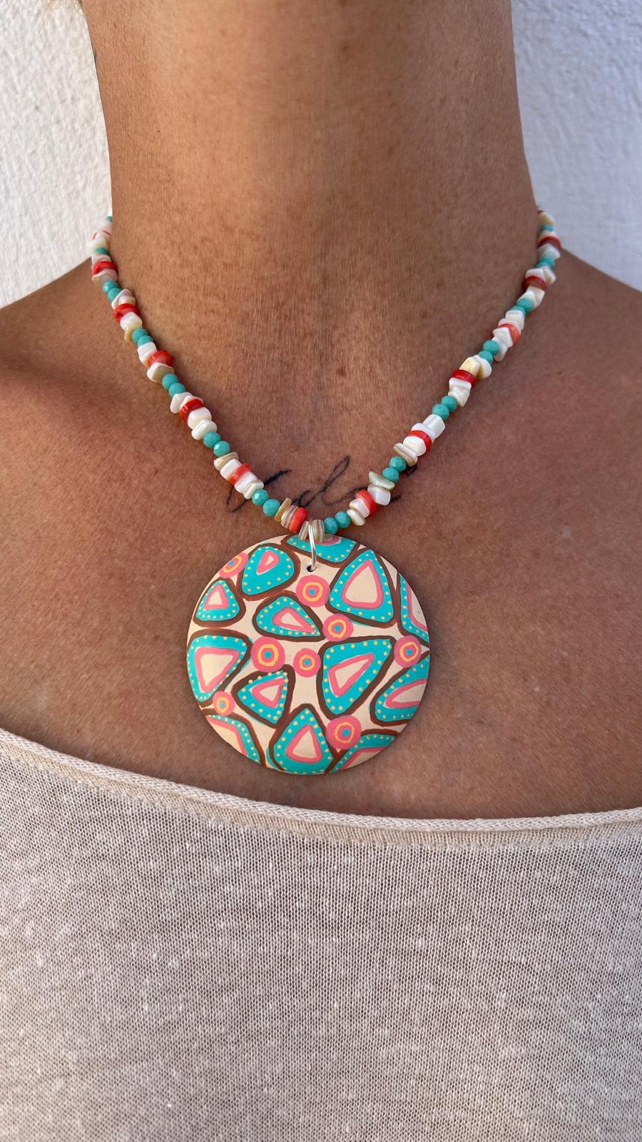 Collar medallón