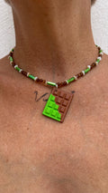 Collar Tableta chocolate y menta
