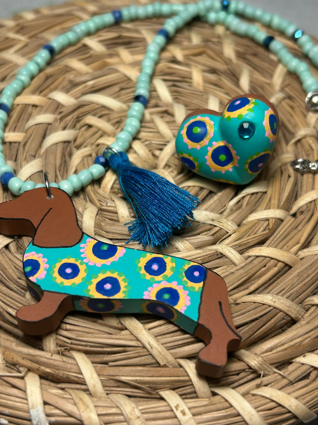 Conjunto Greta y anillo sol azul
