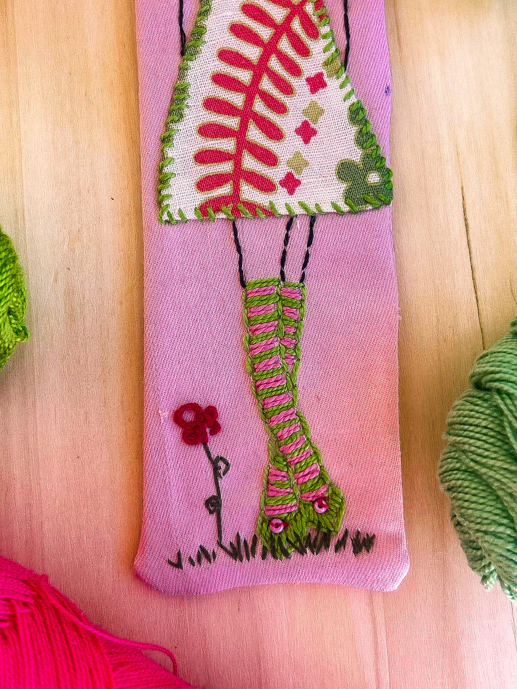 Marcapáginas Rosa