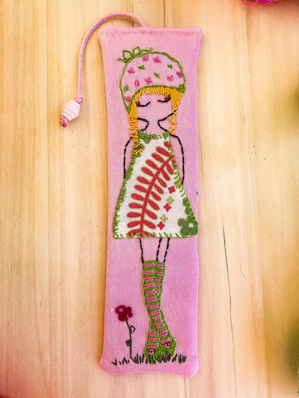 Marcapáginas Rosa