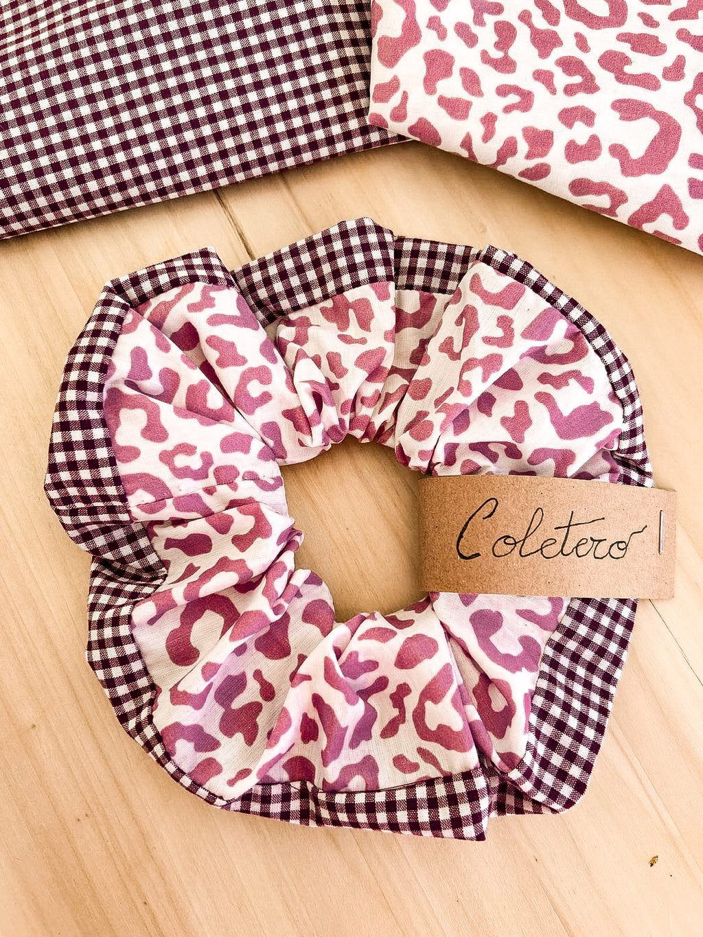Coletero Leopardo Morado pastel