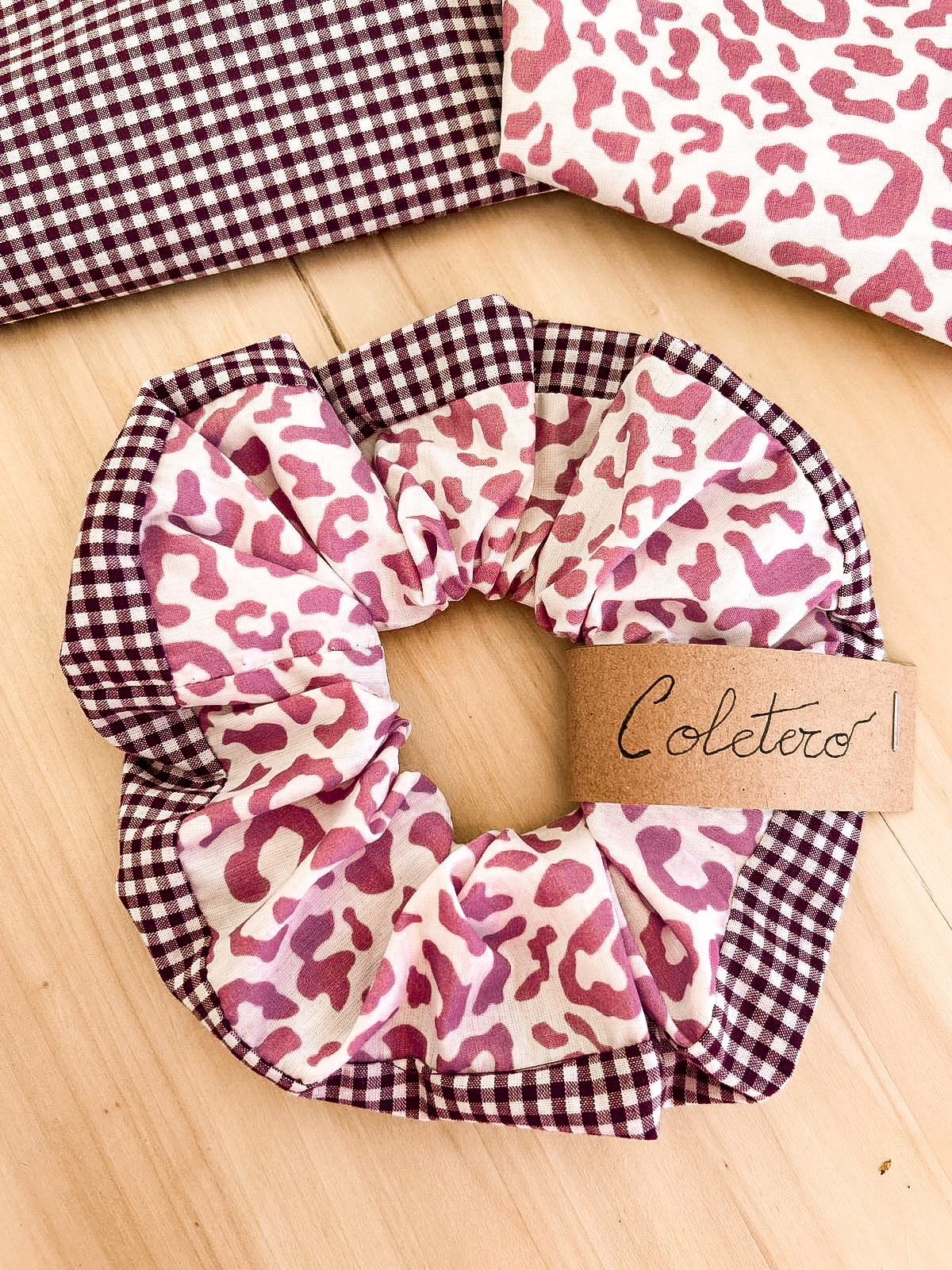 Coletero Leopardo Morado pastel