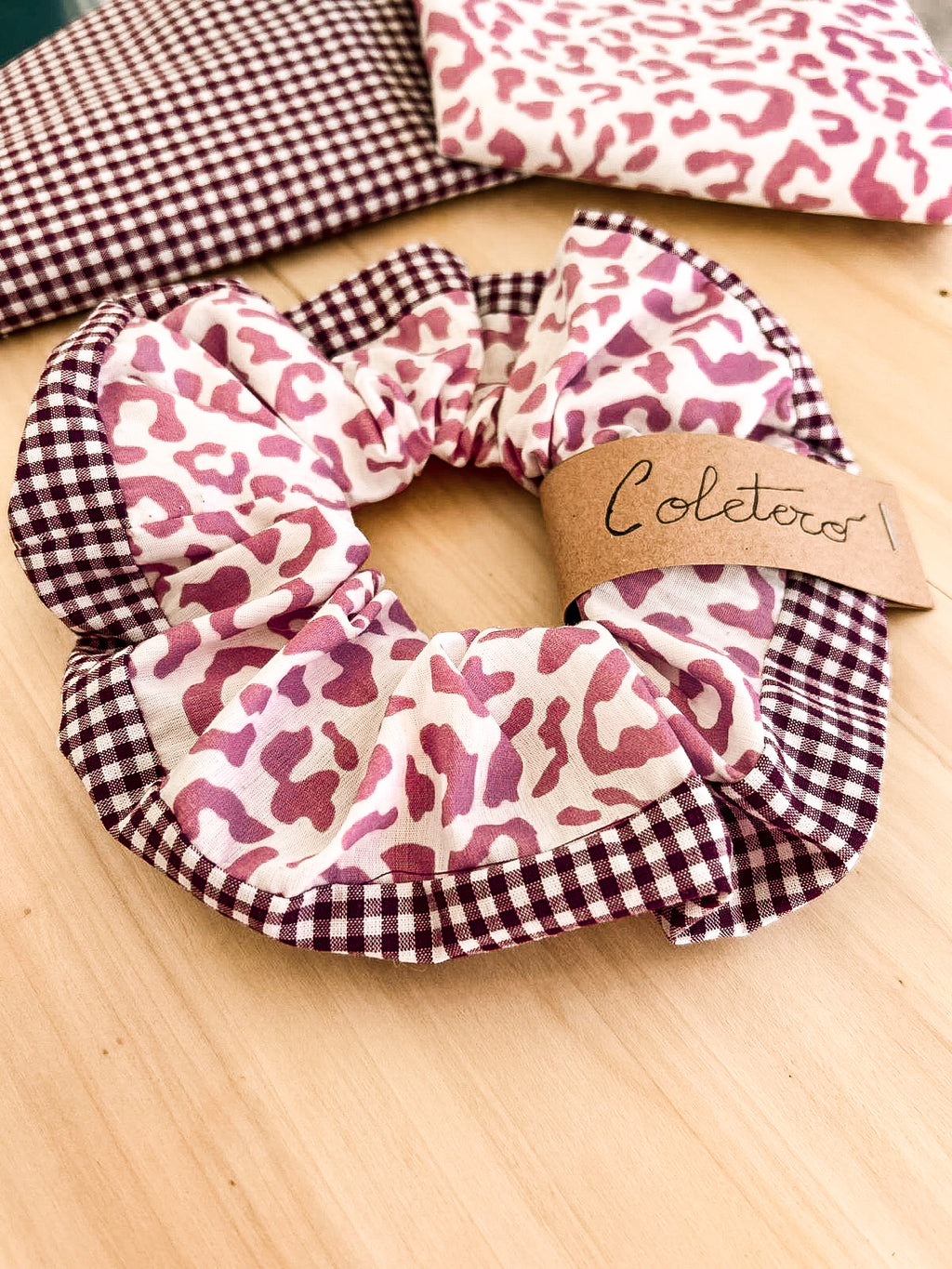 Coletero Leopardo Morado pastel