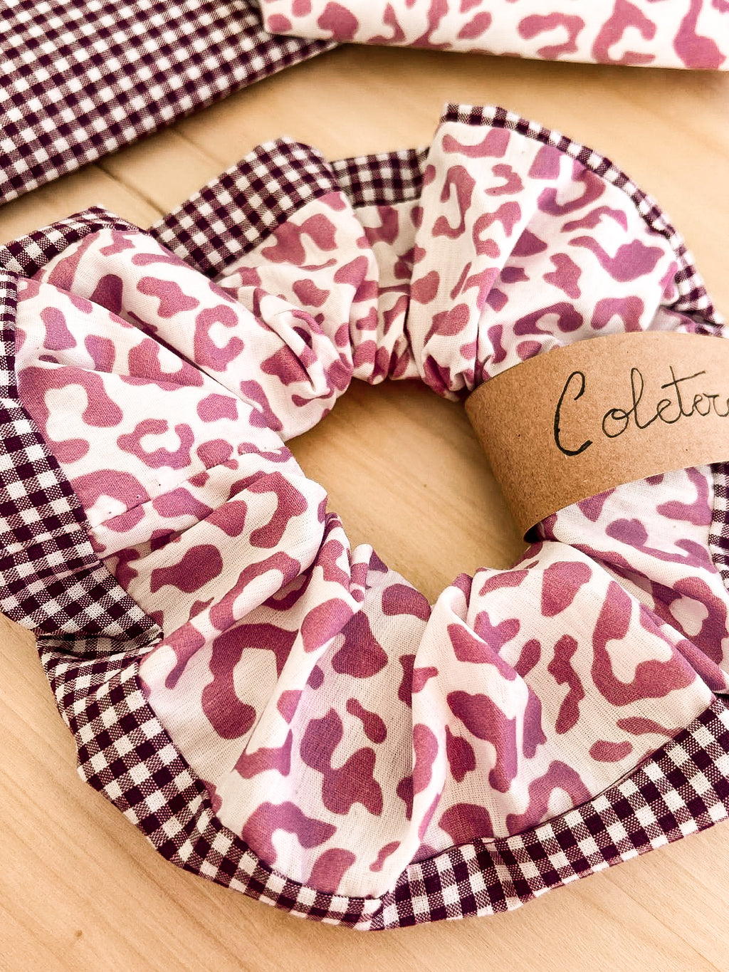 Coletero Leopardo Morado pastel