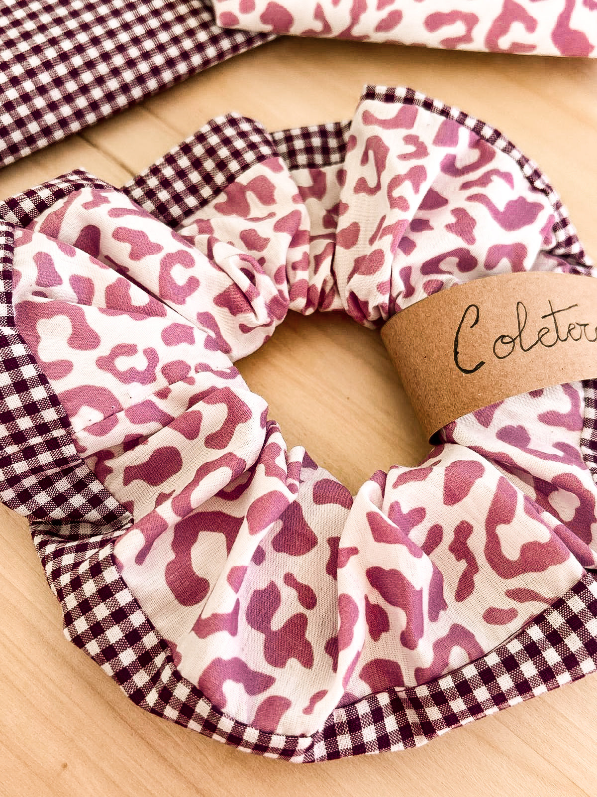 Coletero Leopardo Morado pastel