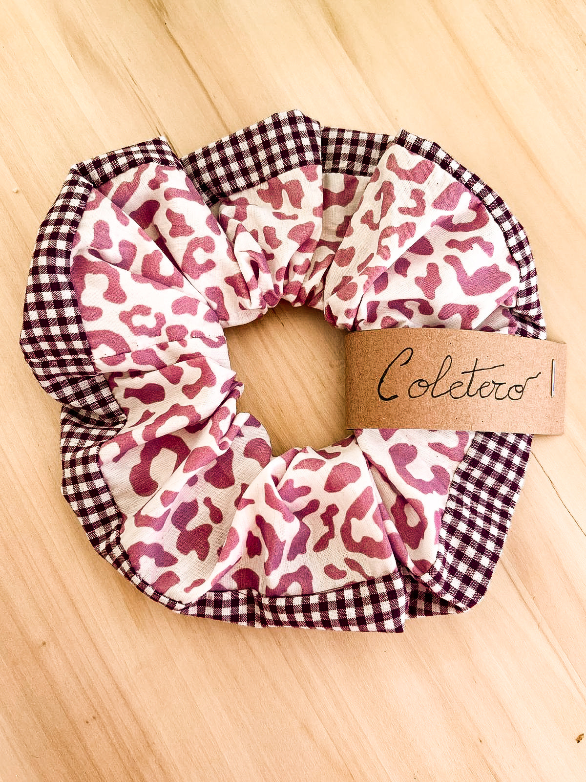Coletero Leopardo Morado pastel
