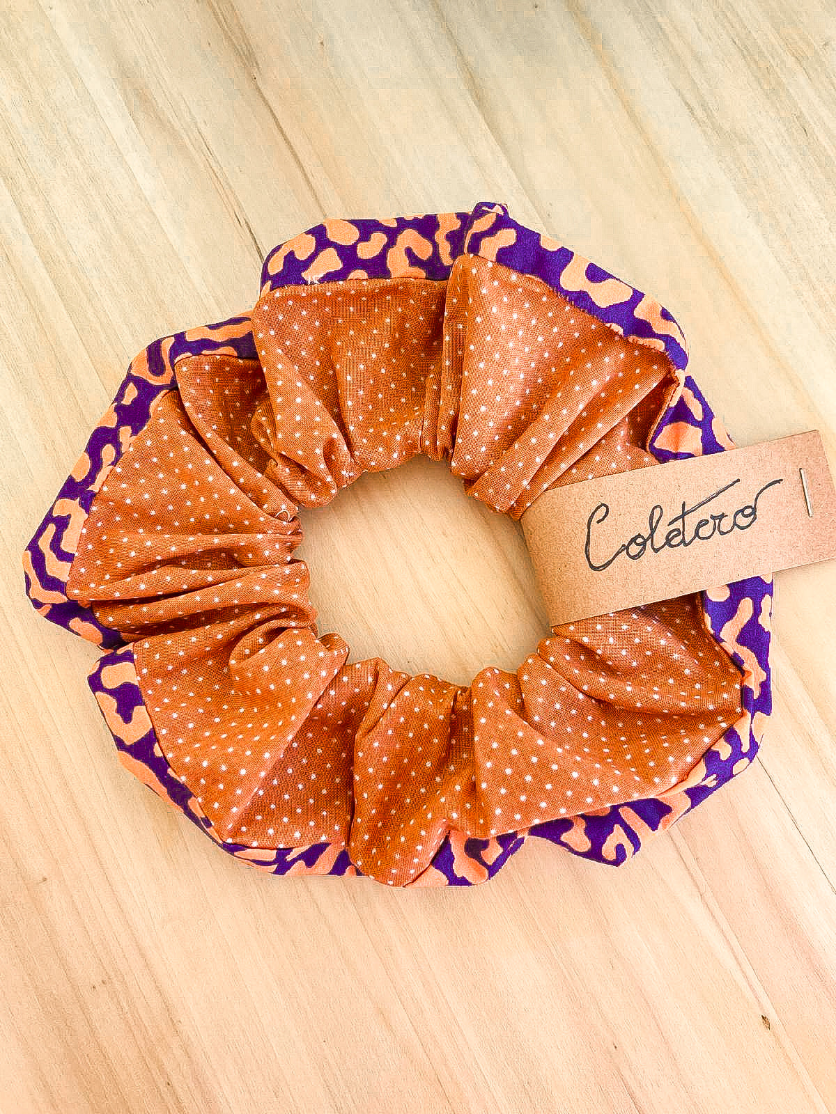 Coletero Leopardo Naranja y Morado