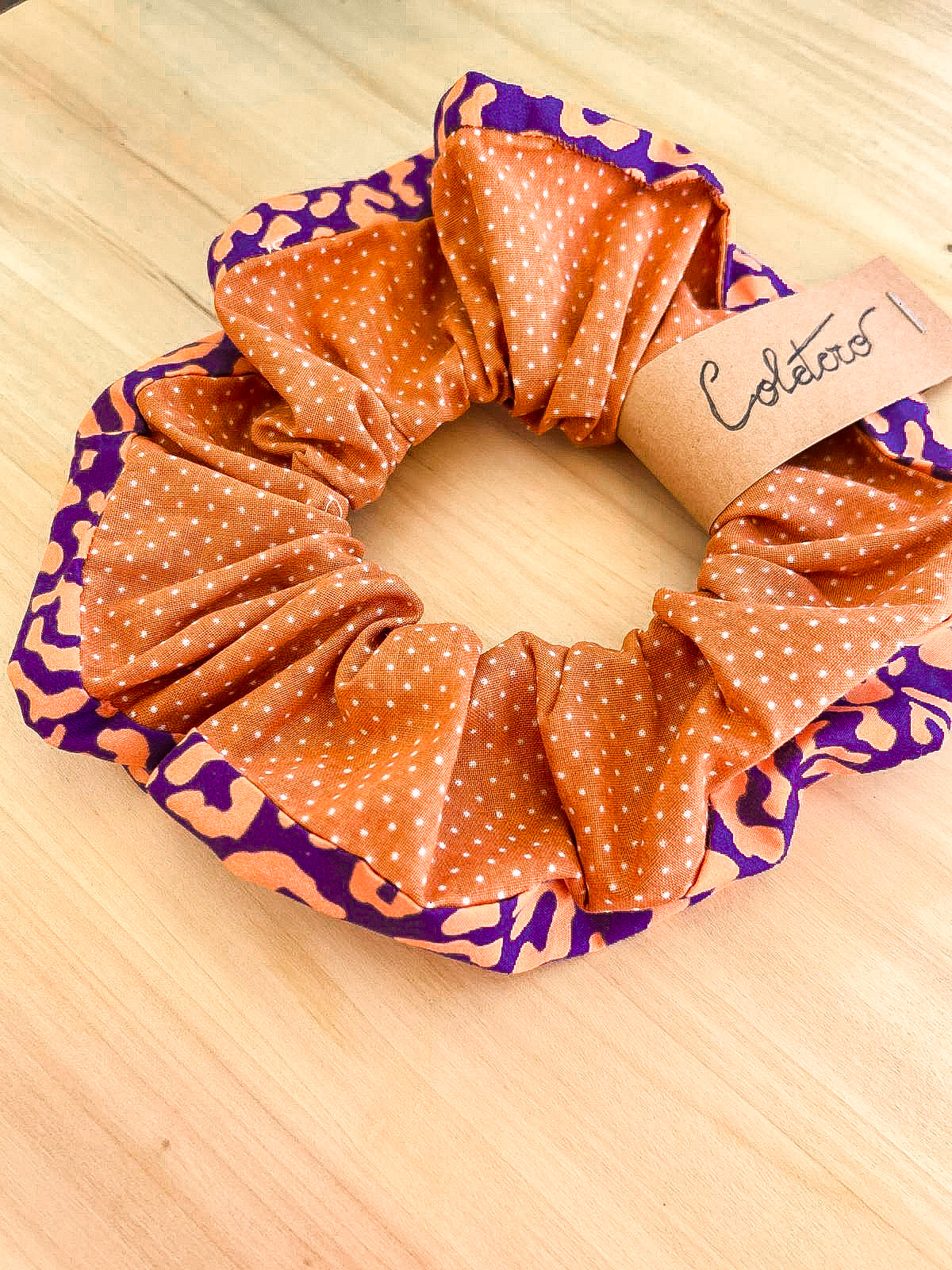 Coletero Leopardo Naranja y Morado